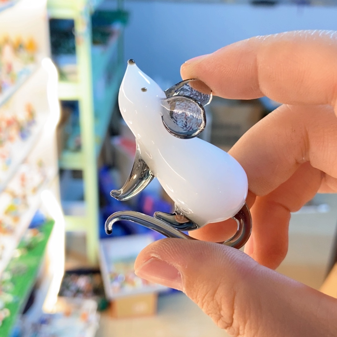 琉璃手工艺品老鼠
