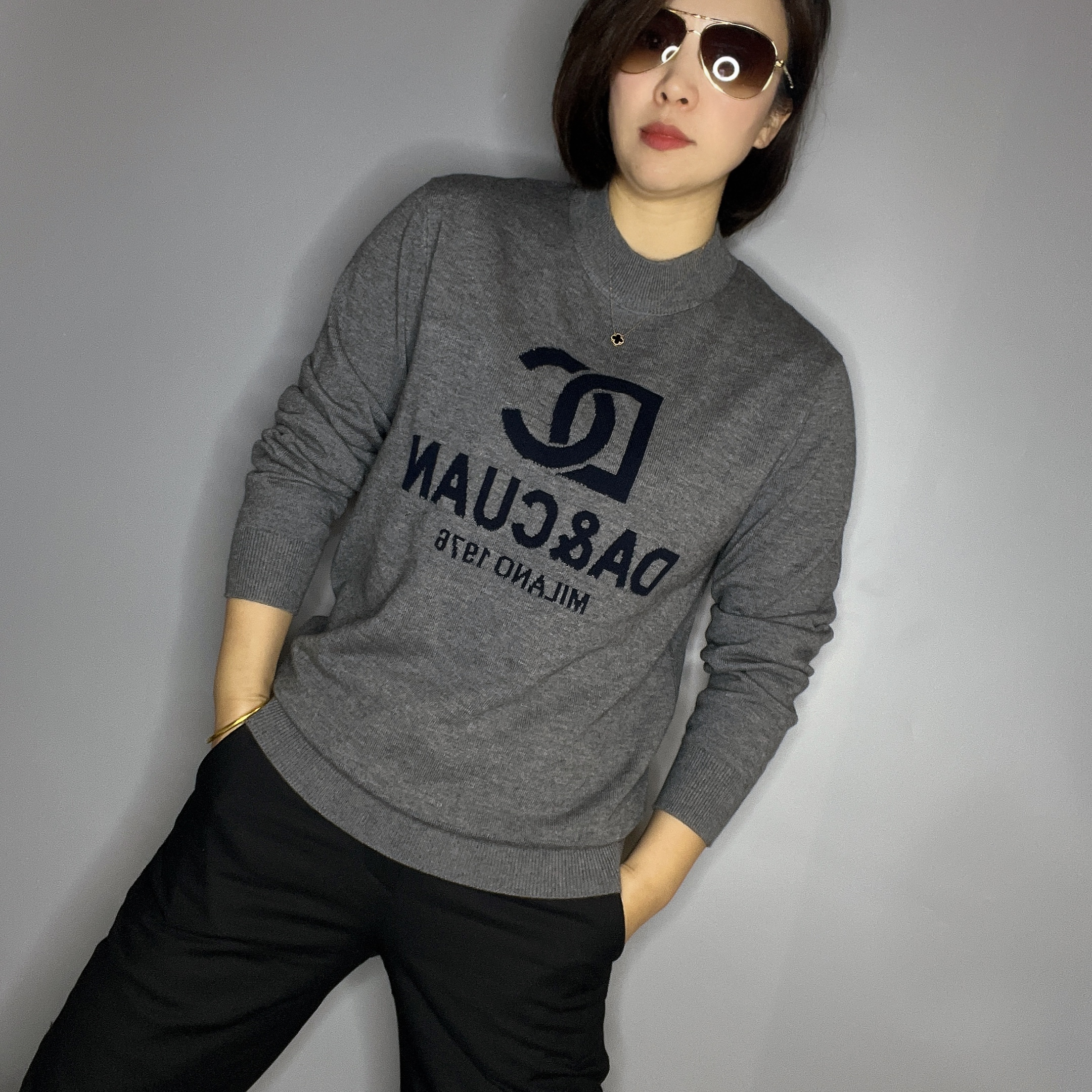 【名品汇】欧货DC冬季新品时尚休闲帅气男士羊毛衫