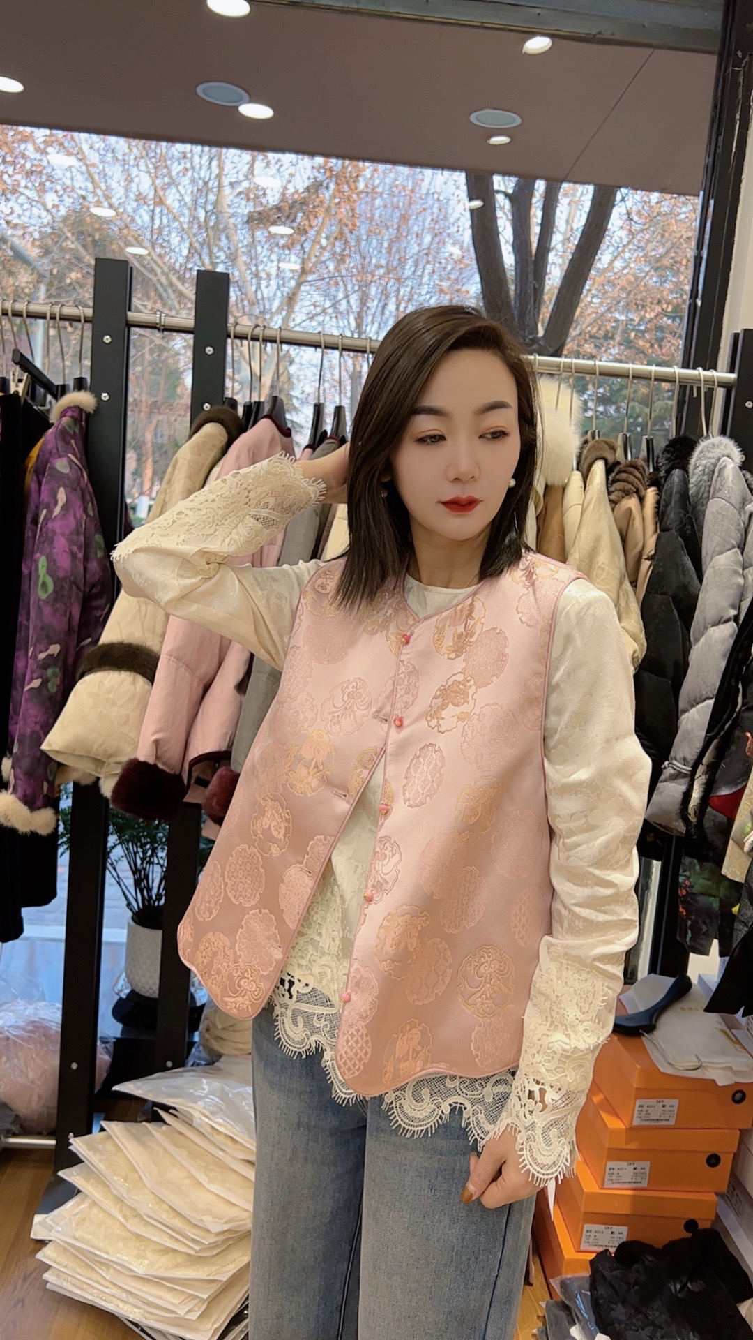 Z.L高奢定制女装新中式国风马甲681086