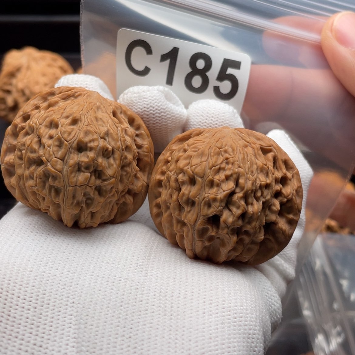 【闪购商品】文玩核桃吊坠C185全品山地磨41