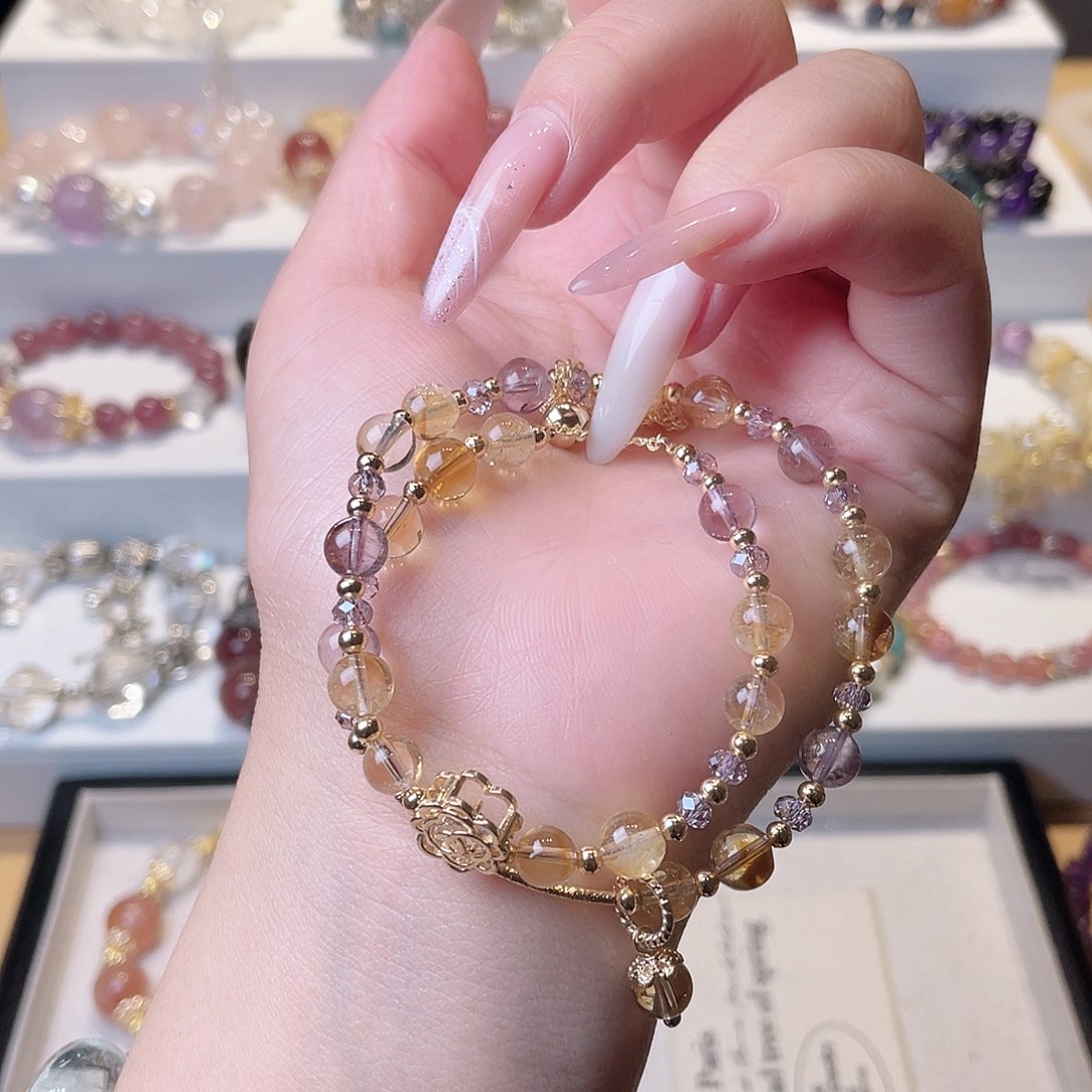 水晶手链合金晴***?尺寸