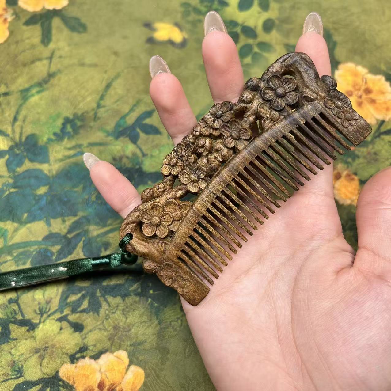 S1279-檀木流苏把件（无礼盒）