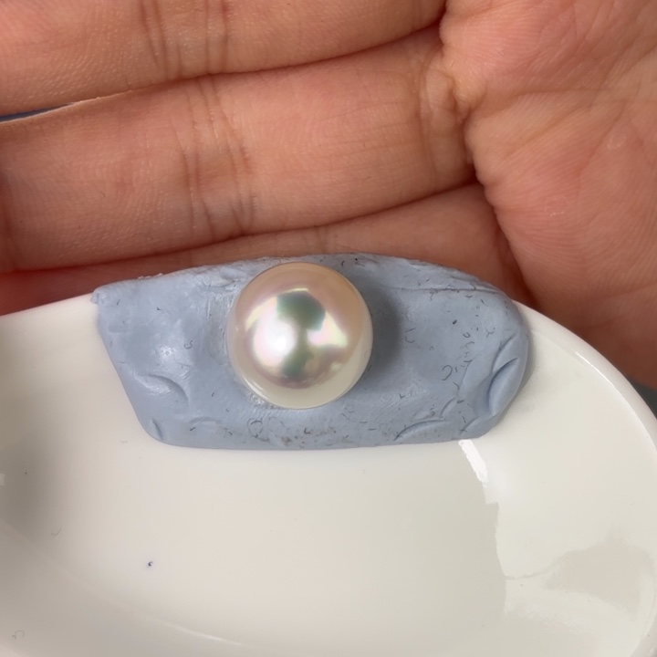 定制海水珍珠未镶嵌裸珠12-13mm澳白裸珠一颗
