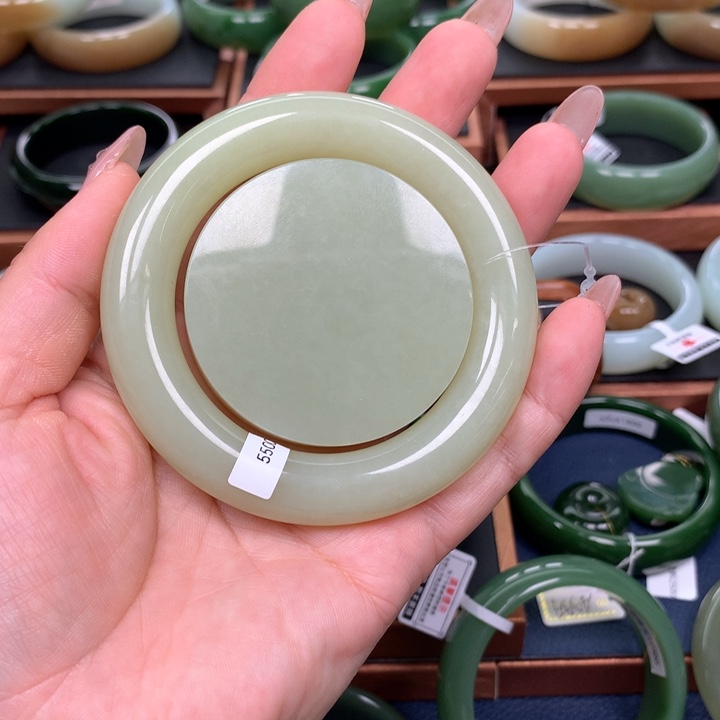 和田玉5455圈口未镶嵌