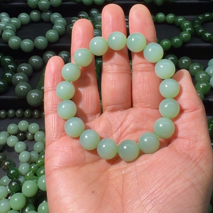 和田玉（碧玉）手串未镶嵌