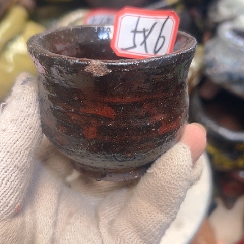 粗陶花盆手工花盆