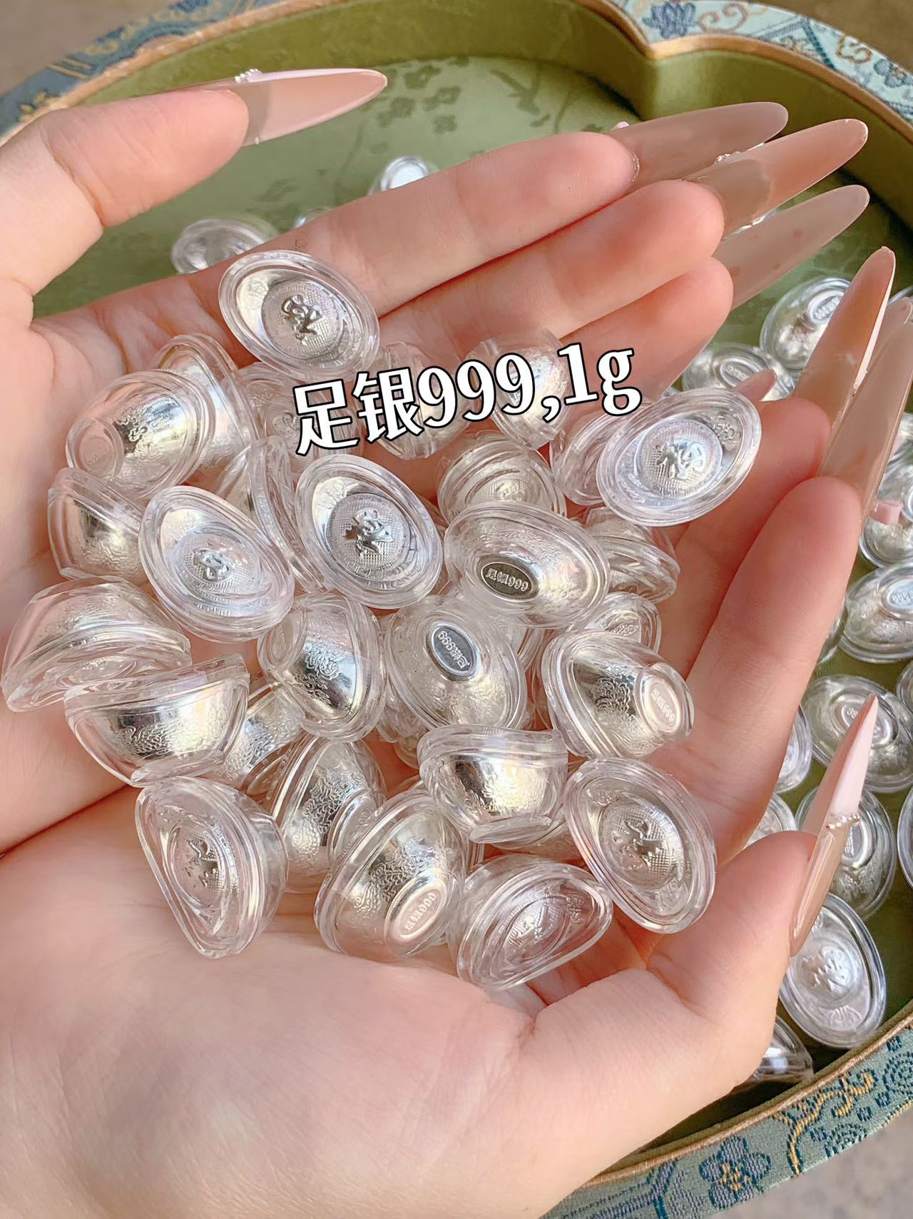 足银银制品 足银999银元宝
