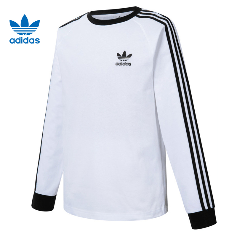 adidas阿迪达斯【华】三叶草男子运动休闲长袖T恤IA4879