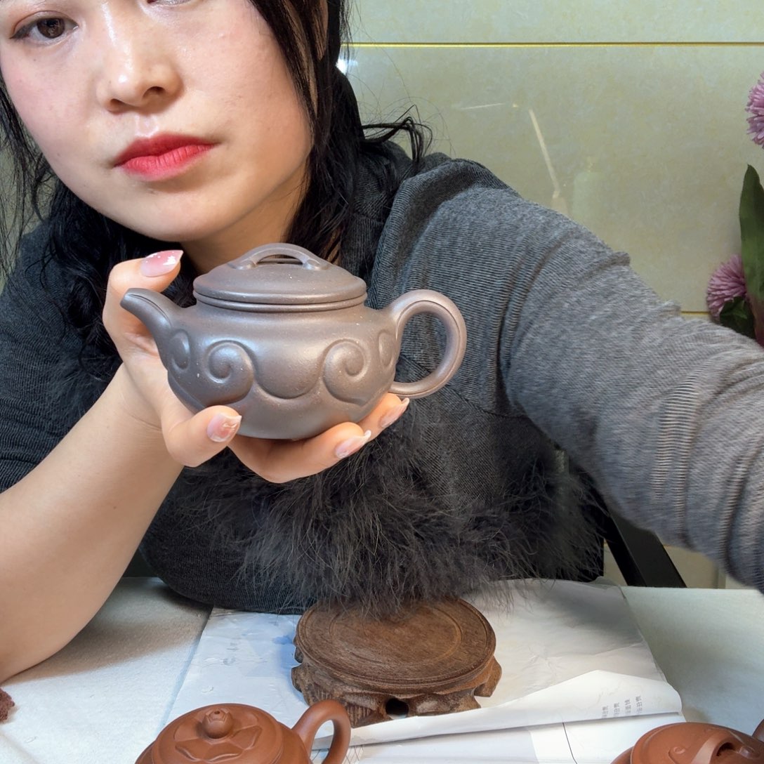 紫砂茶壶吴***笑精工半手原汁原味