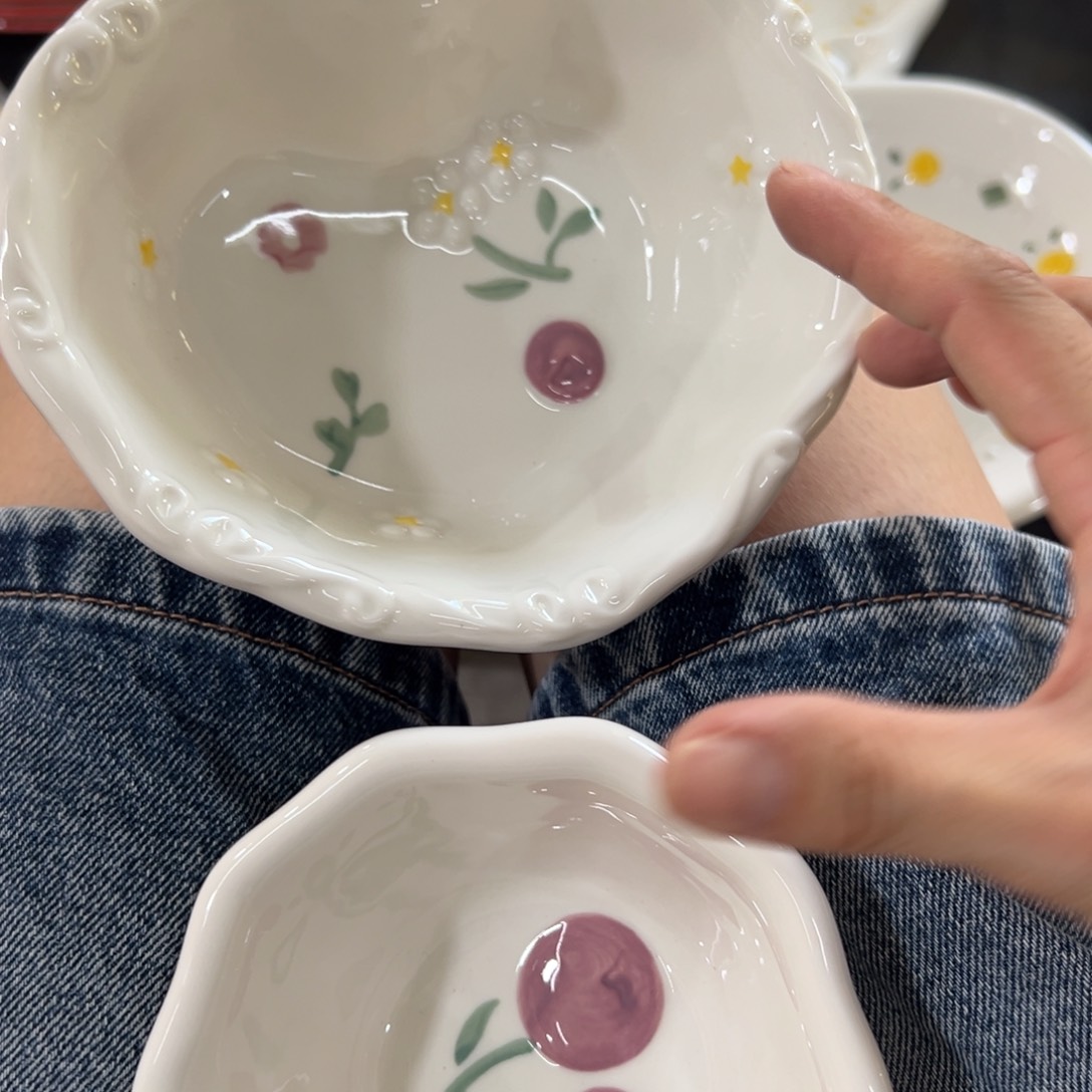 瓷高温陶瓷釉下彩正品！送勺子1个