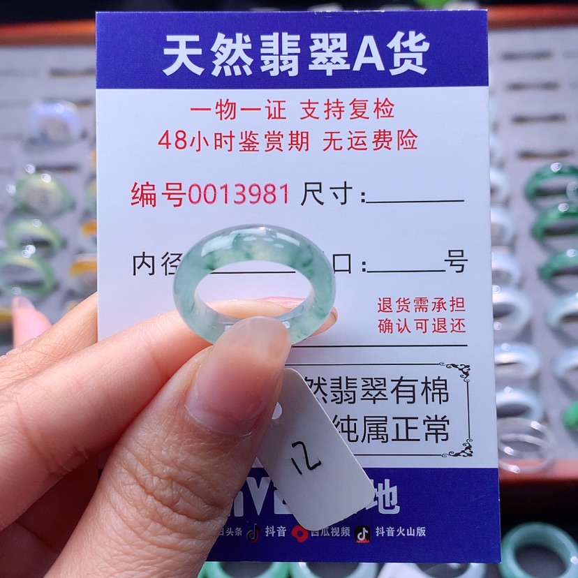 【闪购商品】翡翠戒指未镶嵌懿翡翠