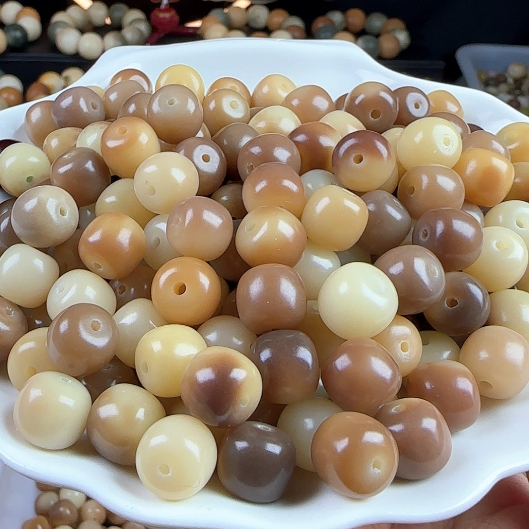 菩提根/象牙果吊坠暗夜玫瑰卡11桶珠100卡牌➕20备珠