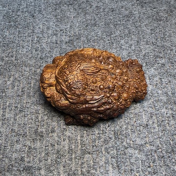 彩****贡木全陈化老料把件