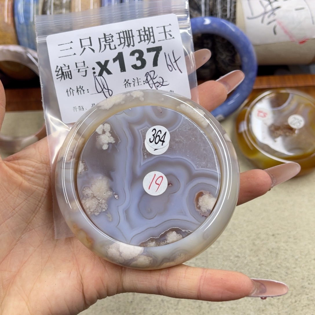 芳***林硅化珊瑚（珊瑚玉）未镶嵌h