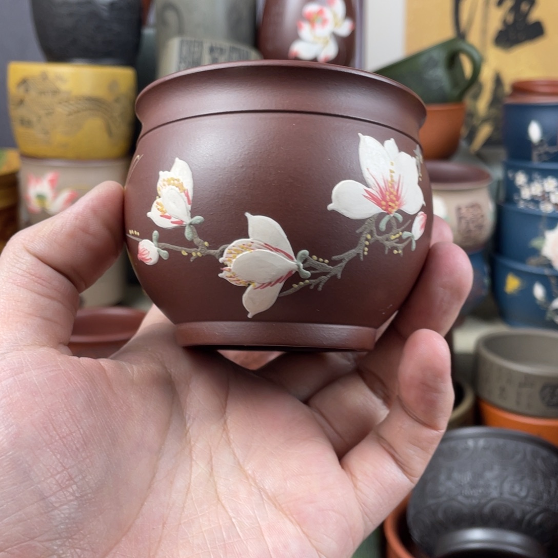 紫砂茶杯紫砂茶杯