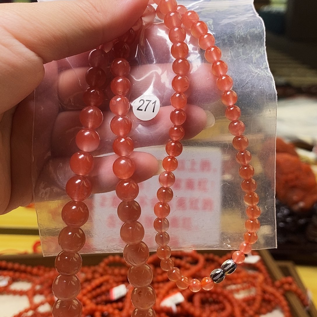 南红玛瑙银S925镶嵌手链