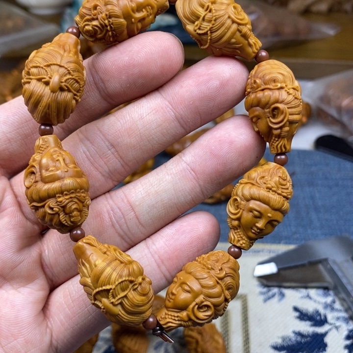 橄榄核手串/手链橄榄核雕工艺手串