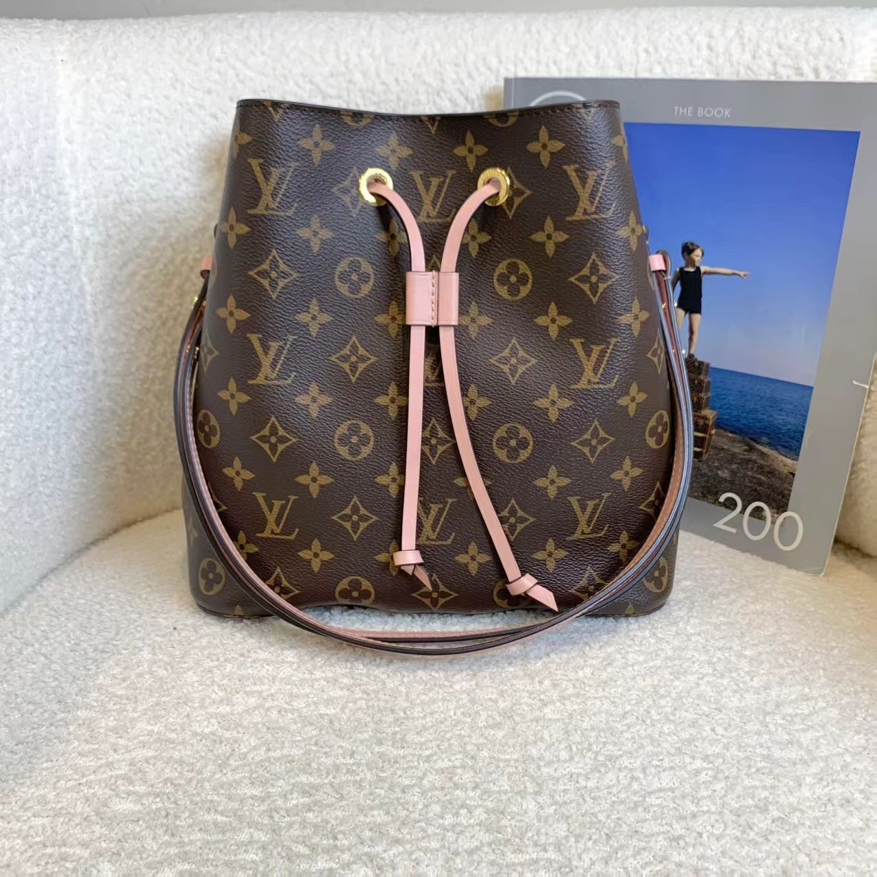 99新 LouisVuitton/路易威登 壹臻/老花粉水桶 46028013