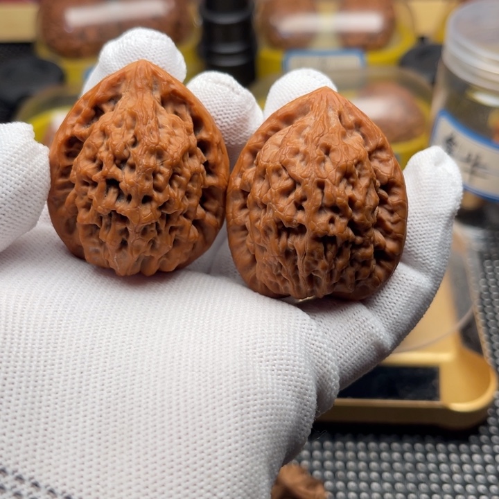 文玩核桃把件金公子39➕