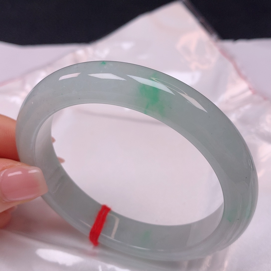 【闪购商品】未镶嵌手镯翡翠57翡翠手镯