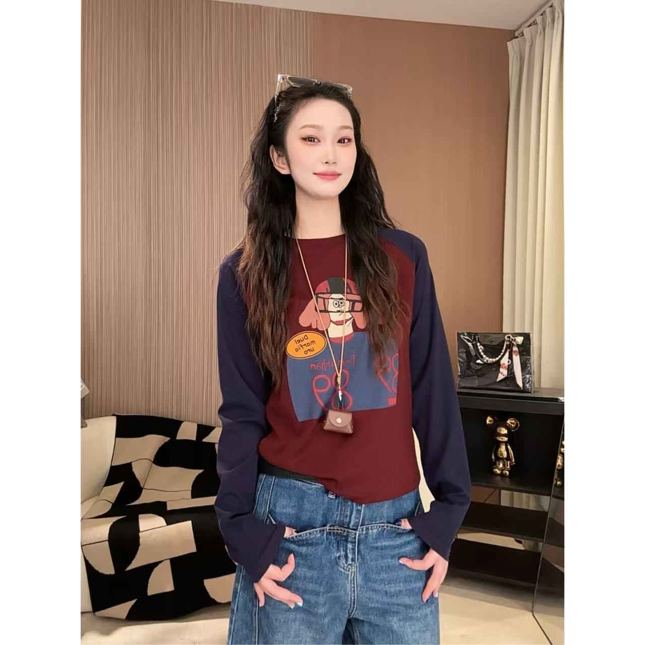 ANGEL HUE-秋冬现货48h「童趣收藏家」休闲减龄内搭打底长袖2023