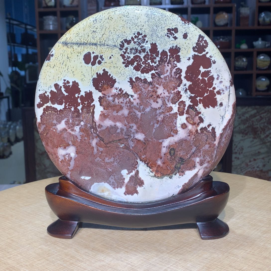 ，广西国画石摆件