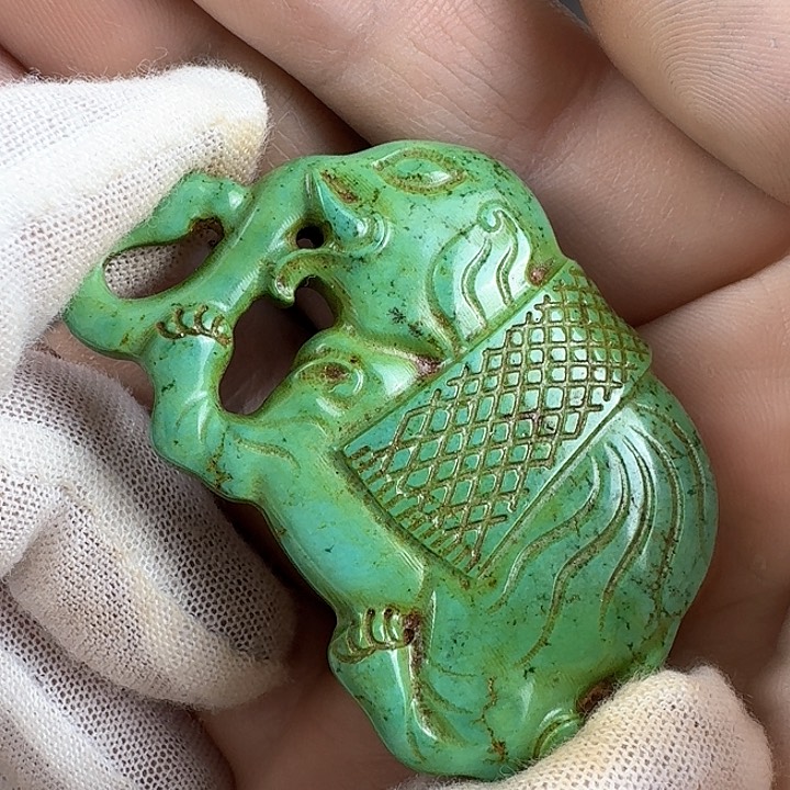 和田玉挂件未镶嵌阿*福