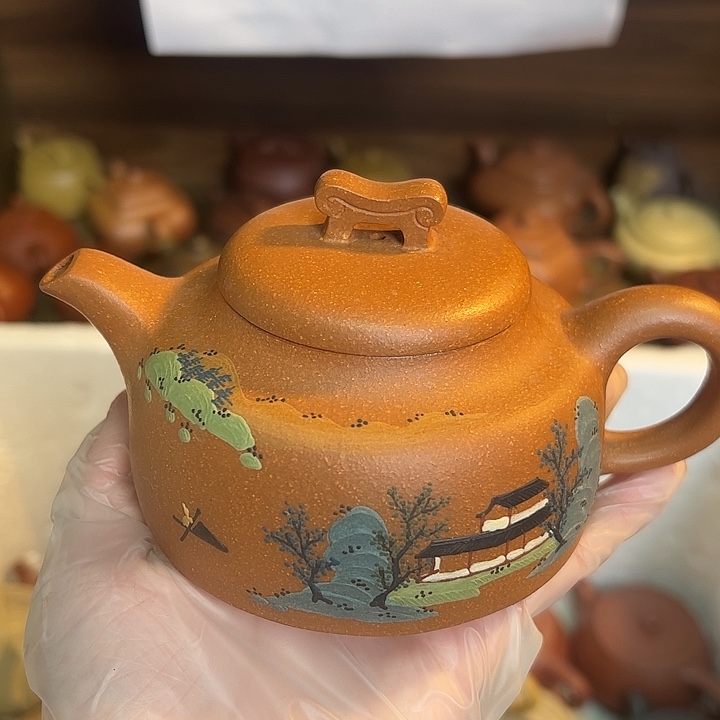 茶壶紫砂宜兴紫砂壶降坡230