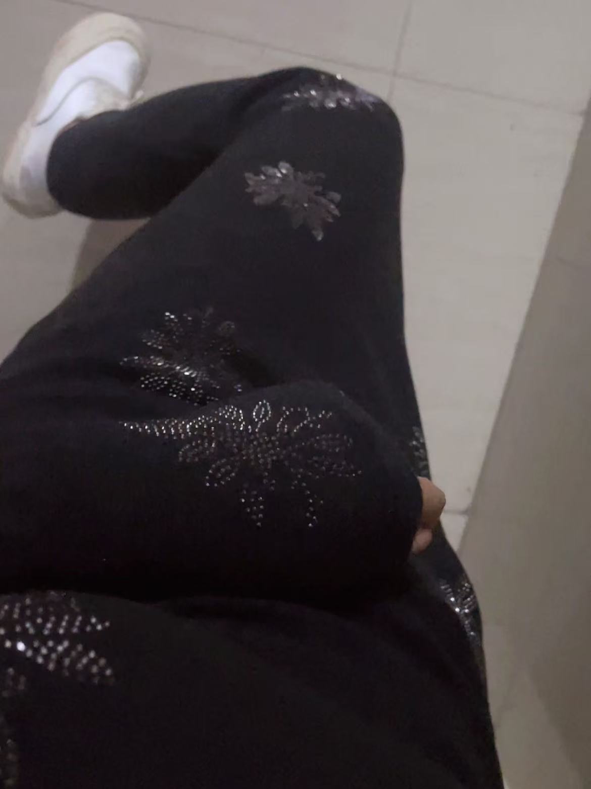 亮片毛尼闪闪带钻半身裙51026-2