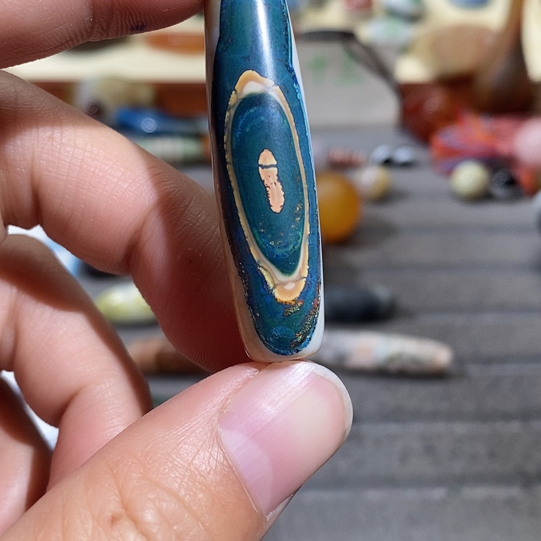 小***粥玛瑙/玉髓合金颈饰