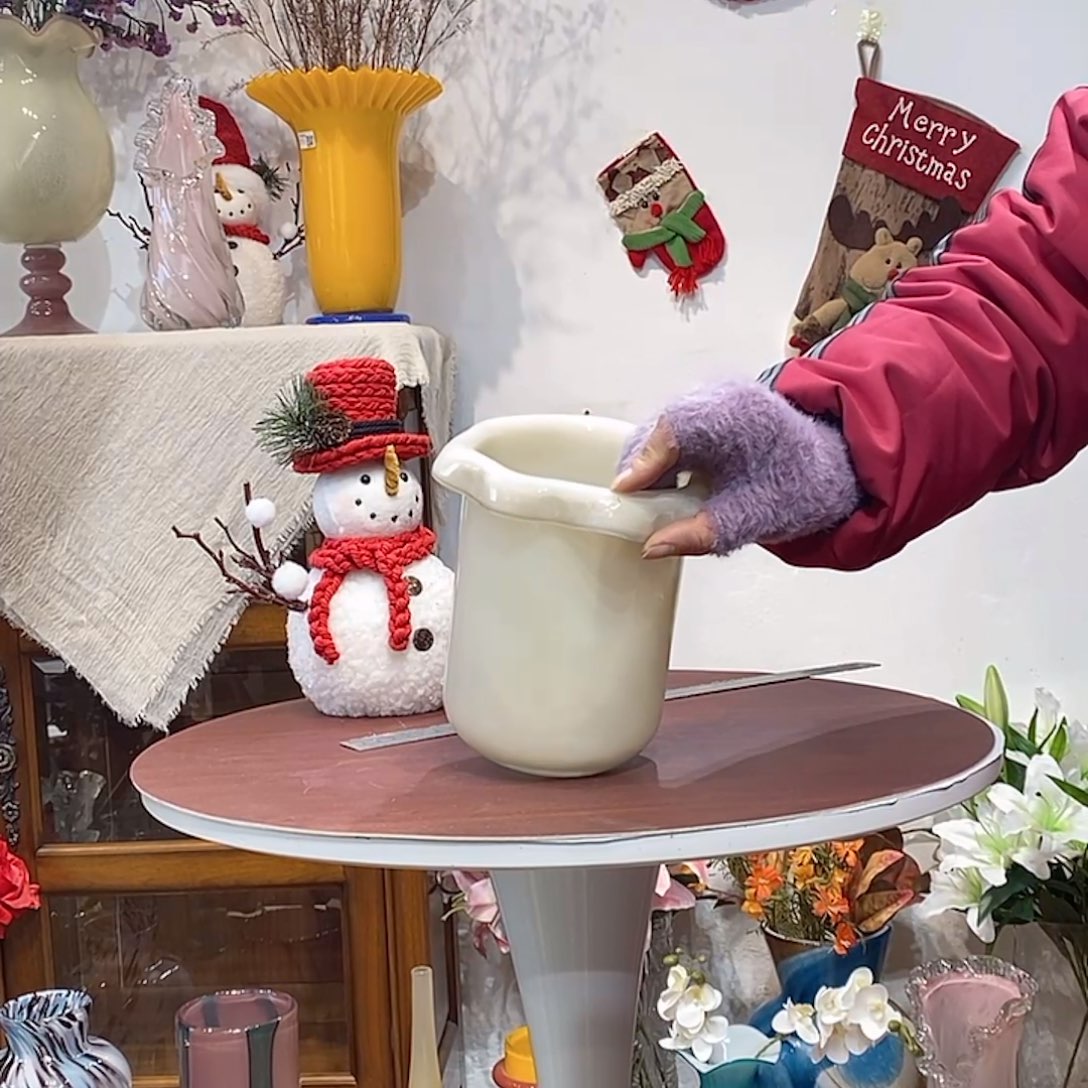 原色有破泡口11高17.5玻璃