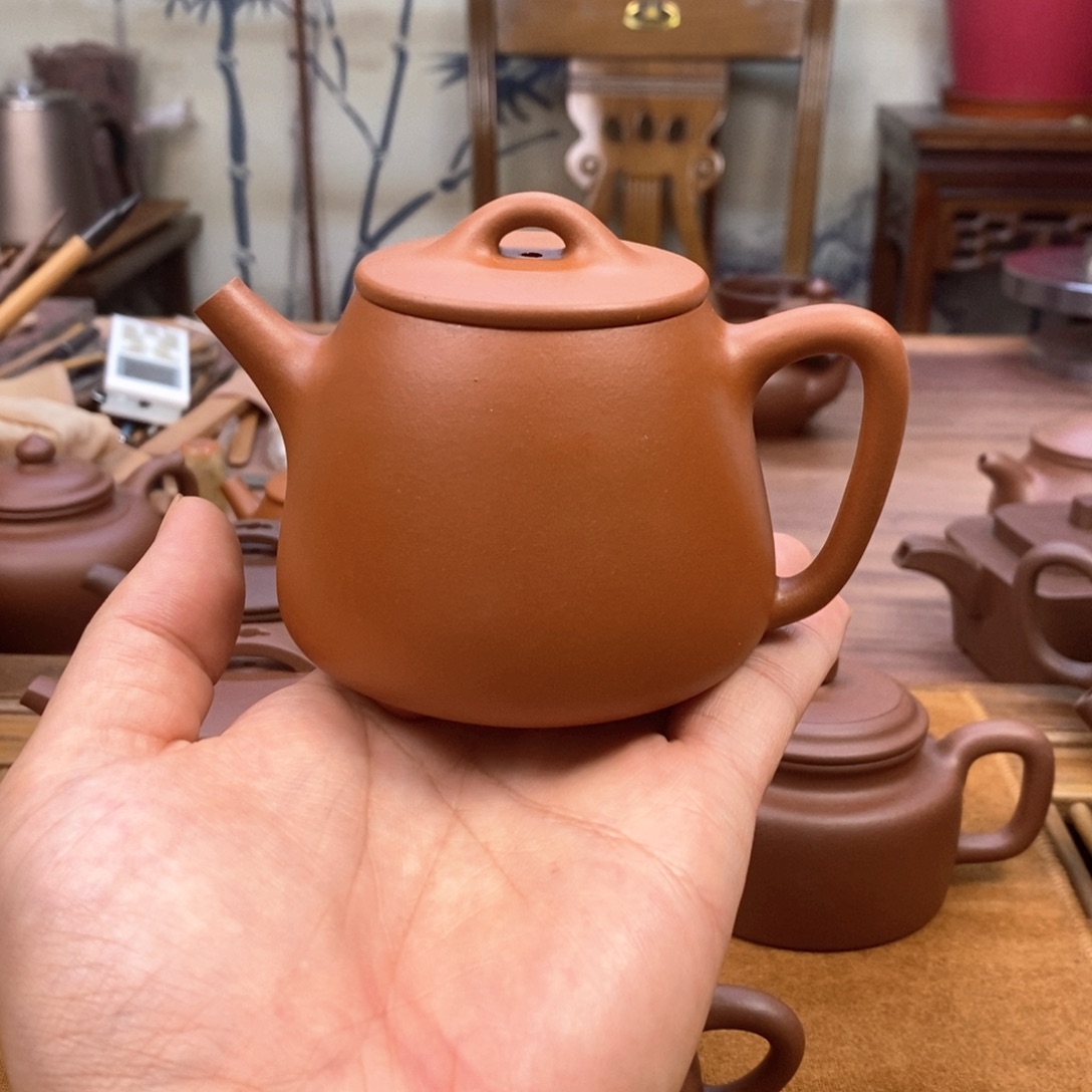 茶壶紫砂小红泥高石瓢