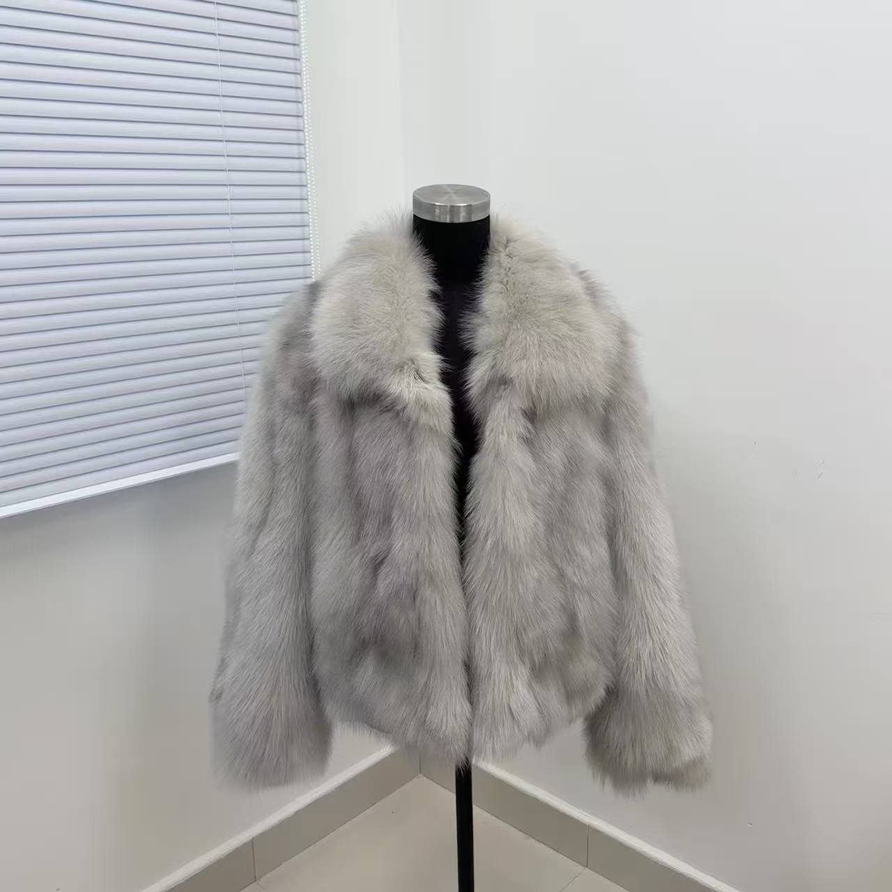 迈迈敏·【绒绒漫歌】狐狸毛腹毛可立可翻慵懒松弛高级奢华冬外套
