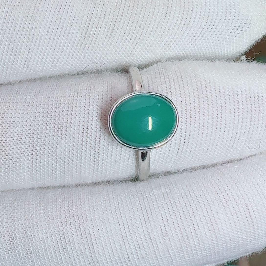 绿松石银S925镶嵌珠宝奇石