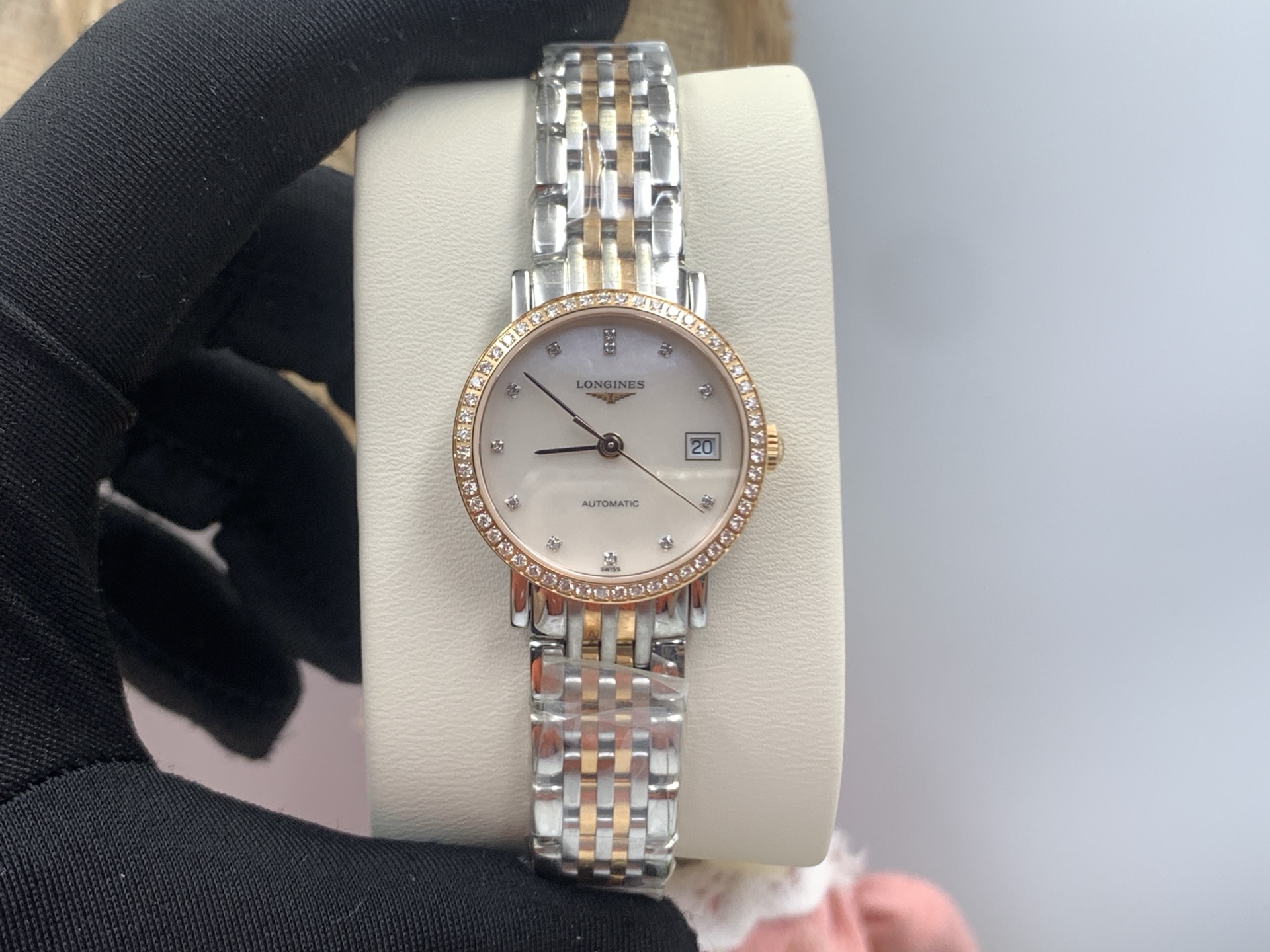 未使用 Longines/浪琴 博雅系列自动女表L4.309.5.89.7表径25.5