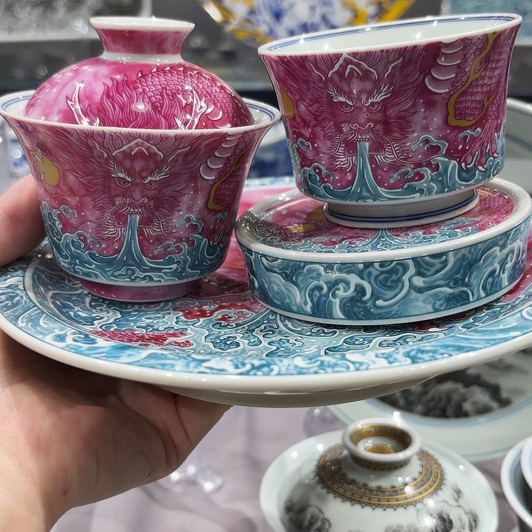 瓷片景德镇瓷器艺术半手