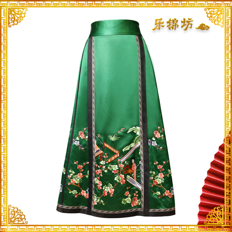 「桃花源」· 乐锦坊复古中式国风原创百搭香云纱手工高端马面裙18片