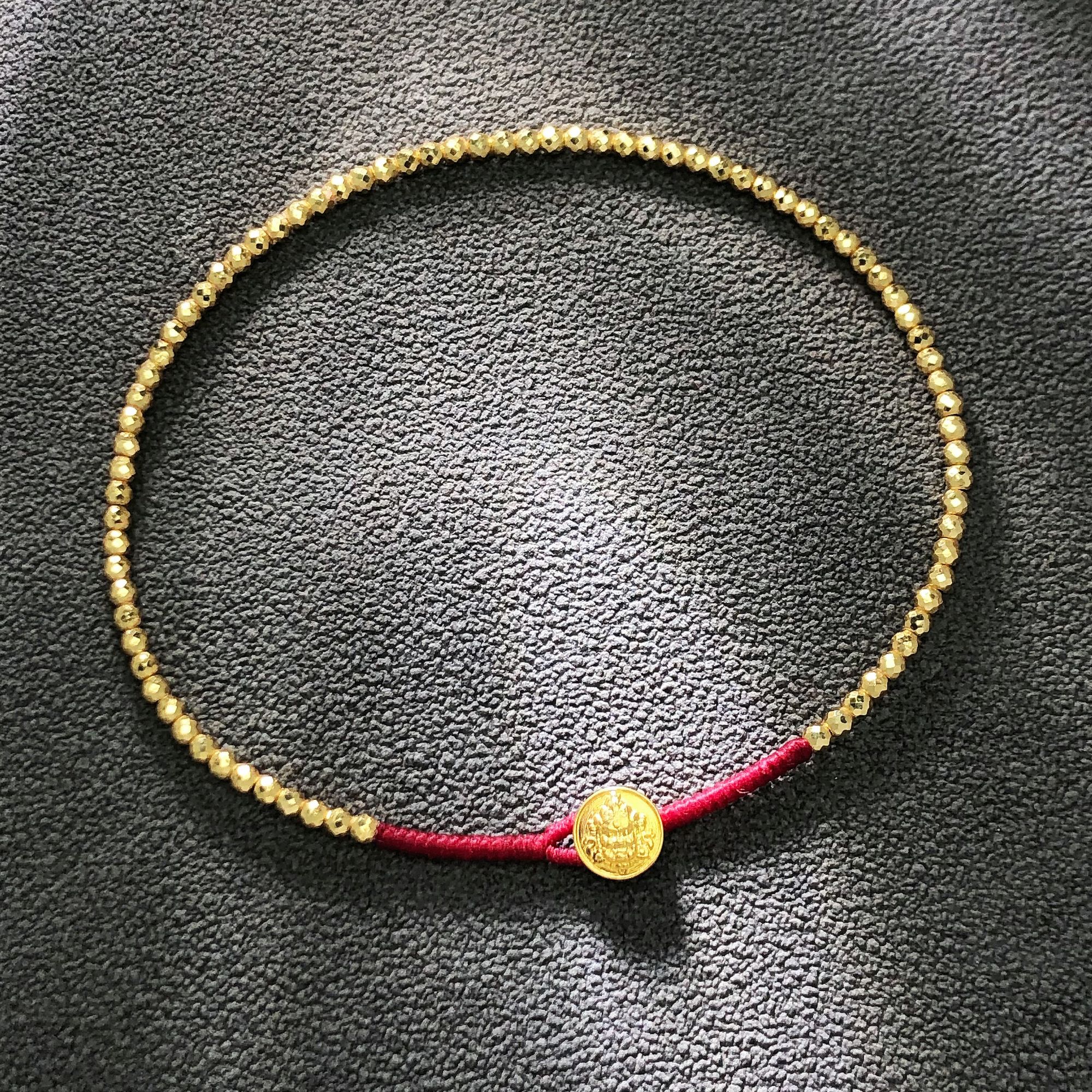 【举石臻选】TA01-943-618个性手绳18k（一件/自选/珠子约1.7mm）H