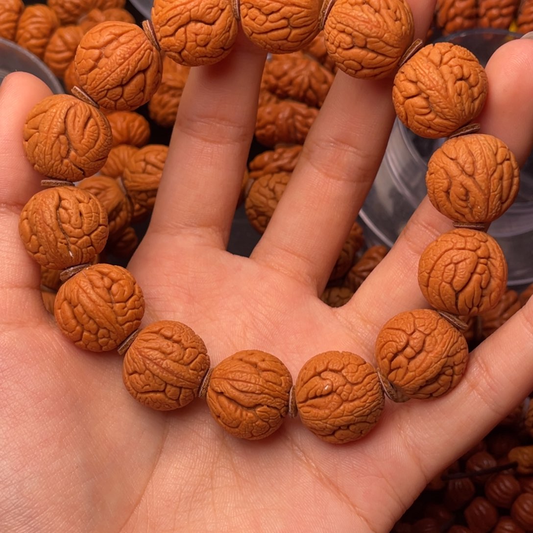 丨***丨木质类秦岭核桃密纹龙珠