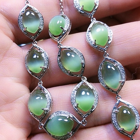 和田玉银S925镶嵌戒指