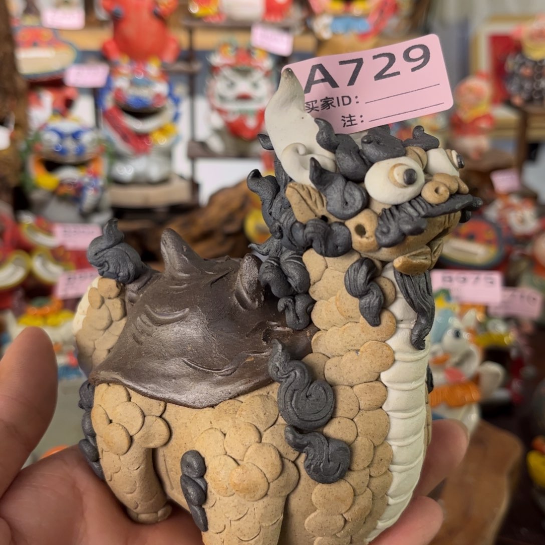 泥塑纯手工茶宠摆件