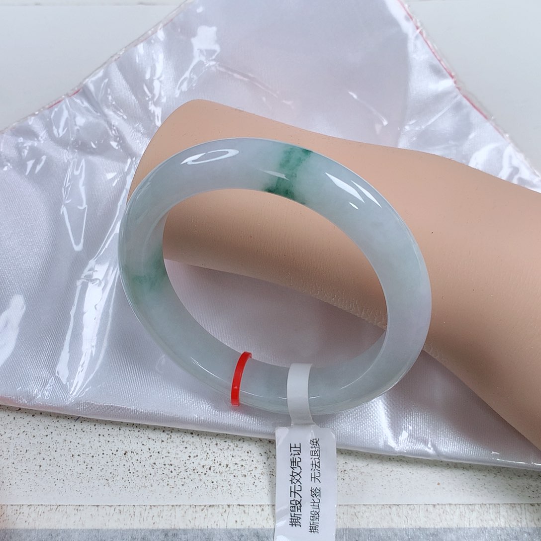 翡翠手镯未镶嵌 正圈⑨⑤
