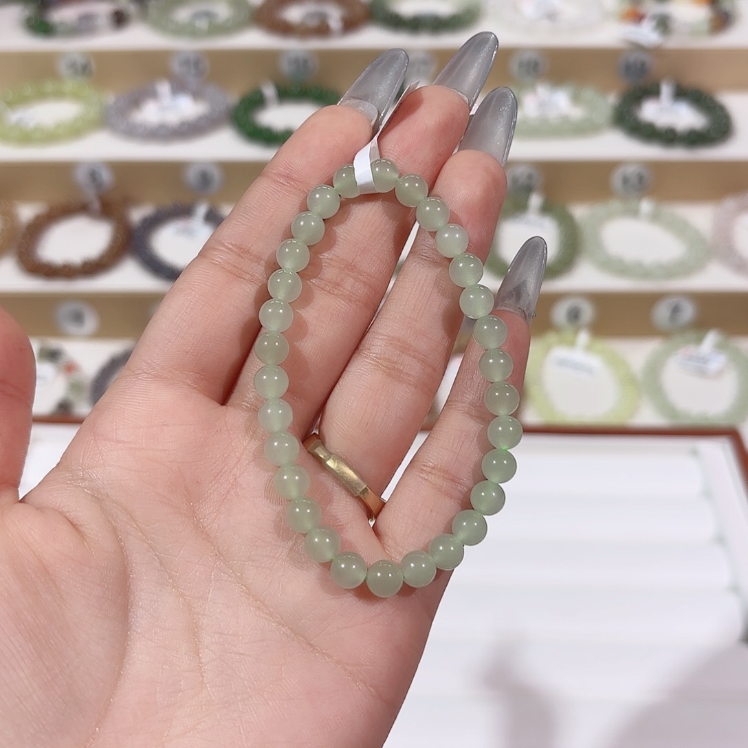 和田玉手链未镶嵌凯*王y