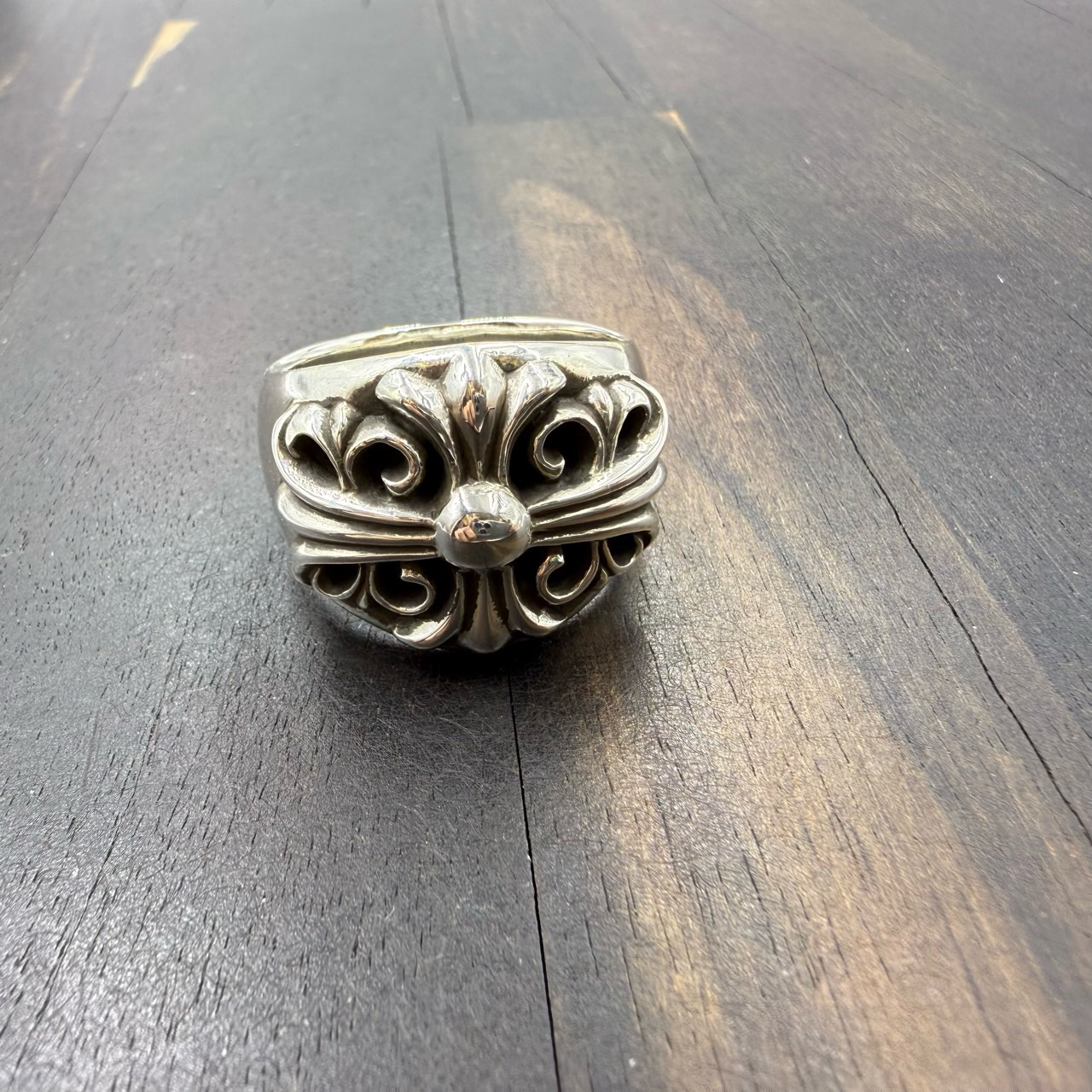 US14码 Chrome Hearts 克罗心 守护者戒指