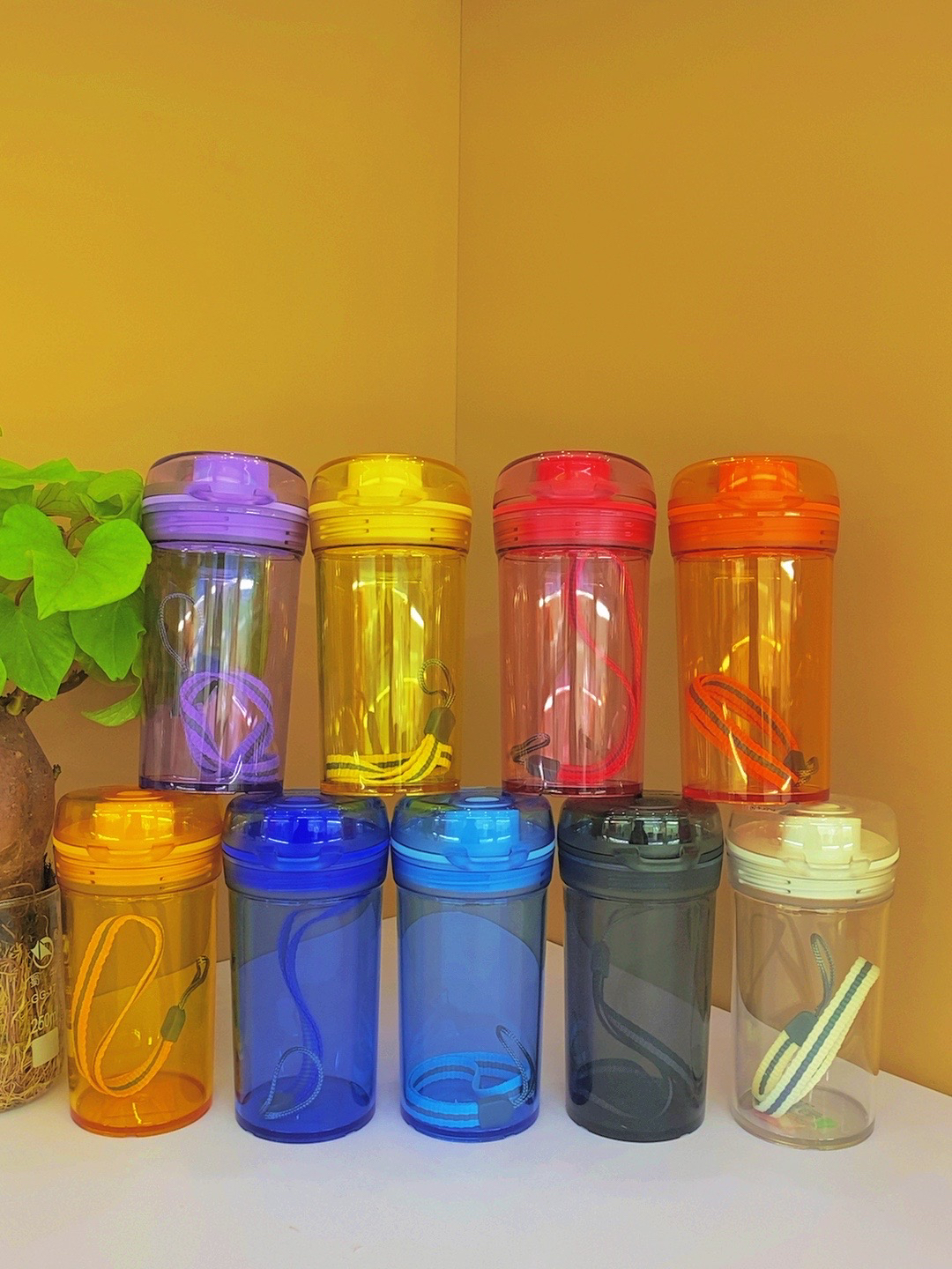 特百惠晶彩MINI防漏网红学生创意随心杯水杯便携随行杯迷你上学