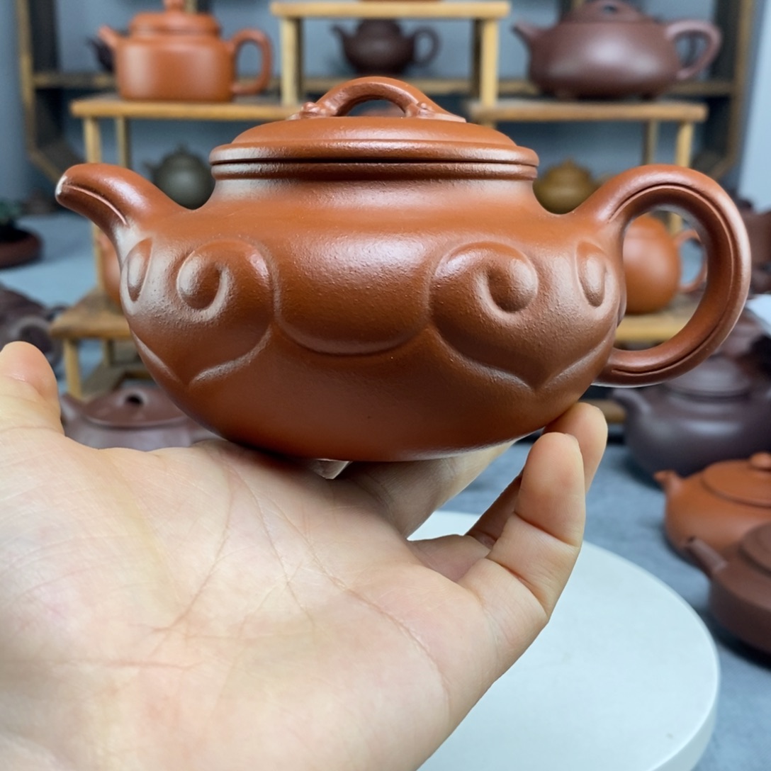 紫砂茶壶仿古如意