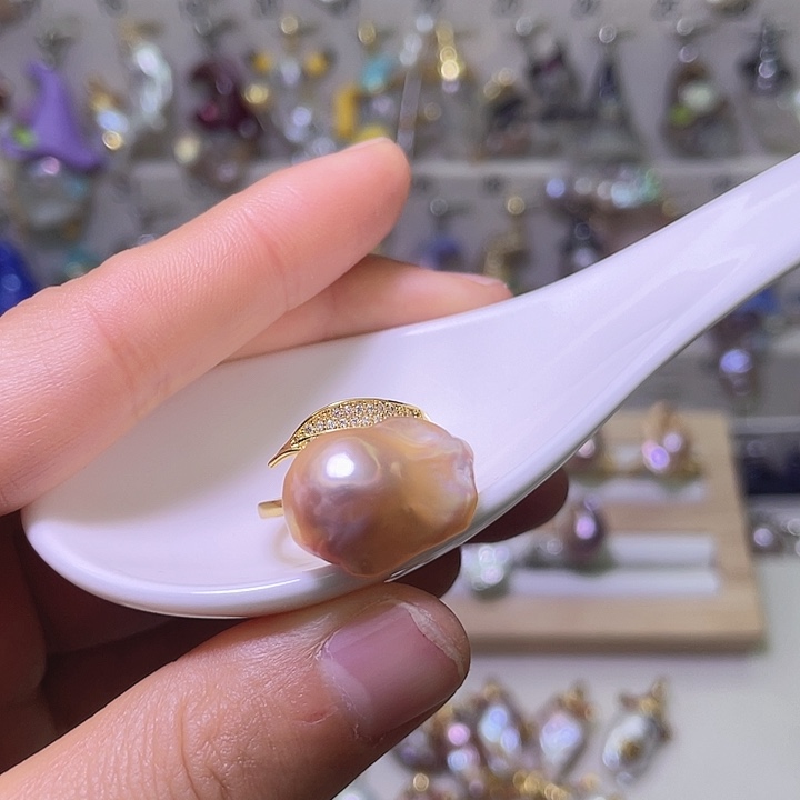 淡水珍珠颈饰合金49