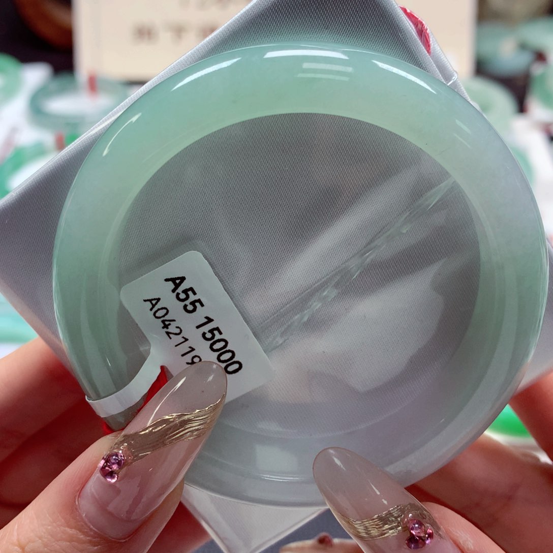 翡翠手镯未镶嵌22（6号）