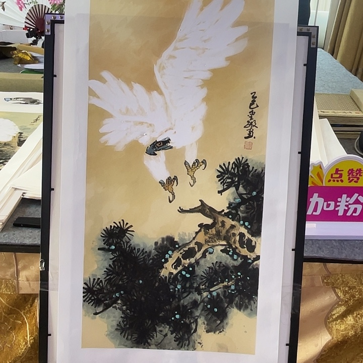 国画张圣敏先生纯手绘作品