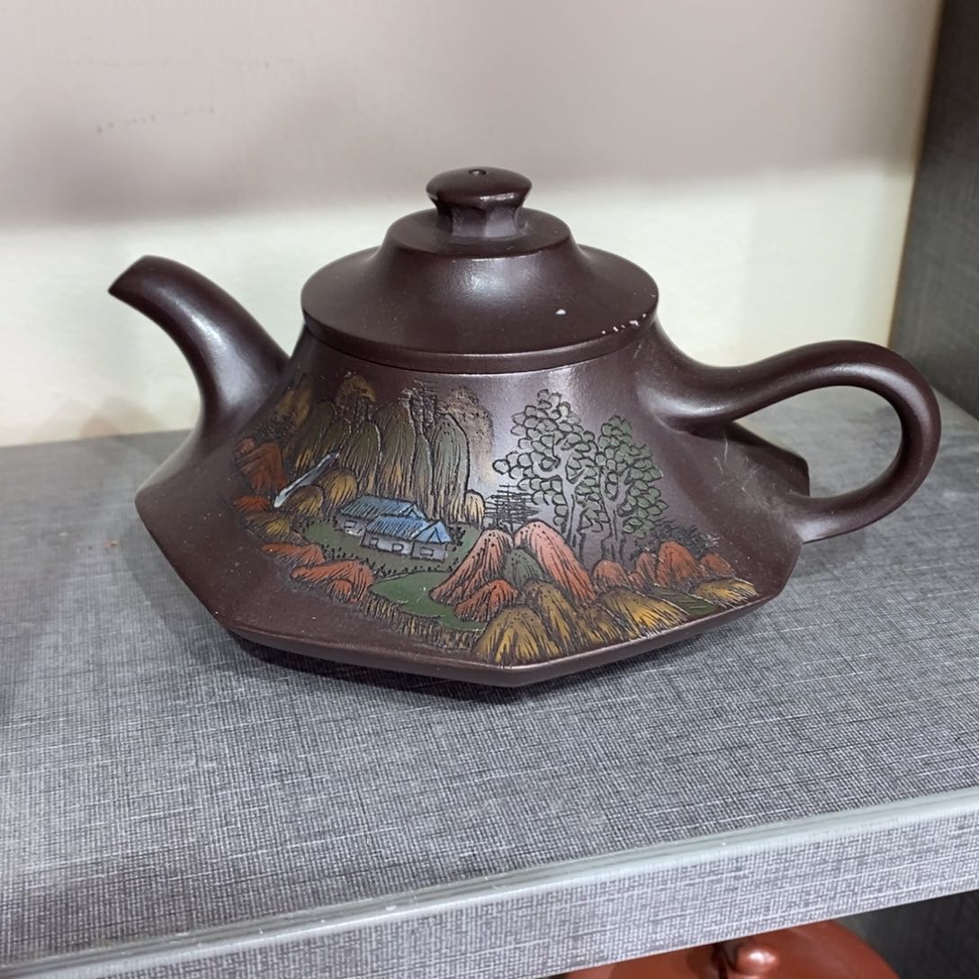 紫砂茶壶原矿手工174